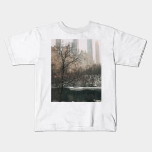 New York Winter 3 Kids T-Shirt